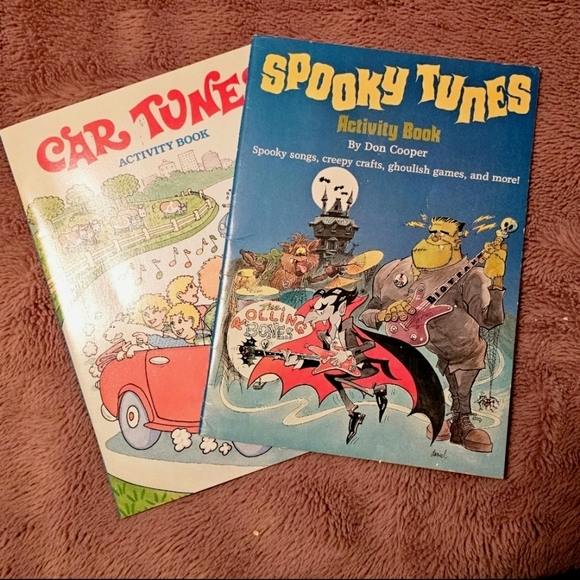 random house Other - Spooky Tunes and Car Tunes Activity Books